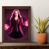 Wanda - Marvel, Movie/Tv-Series Poster Wall Frame -OFD306