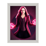 Wanda - Marvel, Movie/Tv-Series Poster Wall Frame -OFD306