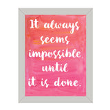 Motivational Quotation Wall Frames for Office/Home –QF133
